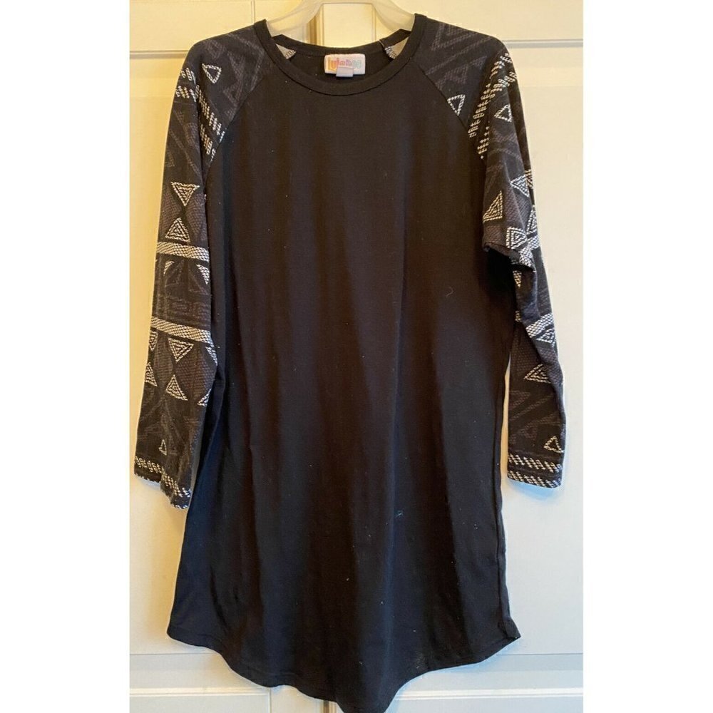 Lularoe Top Baseball Tee 3/4 Sleeve Black XXS‎ Top